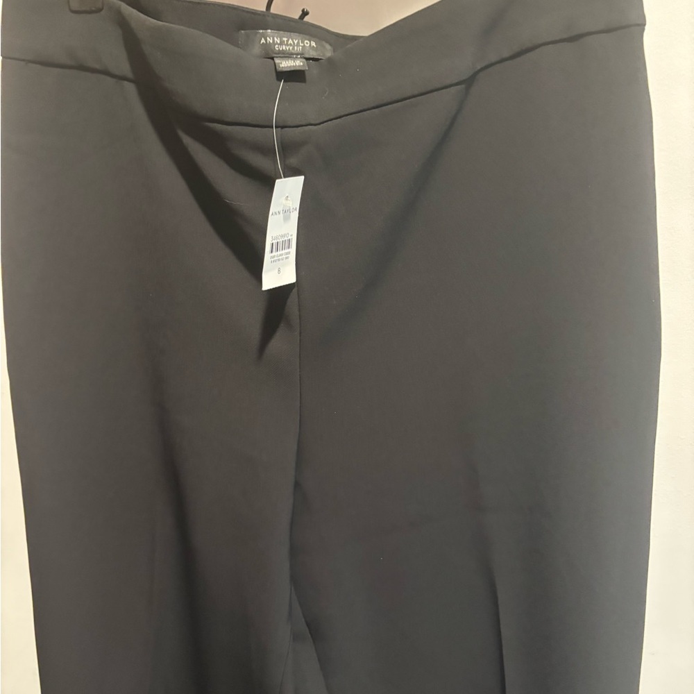 Ann Taylor Curvy Fit Black Trousers
